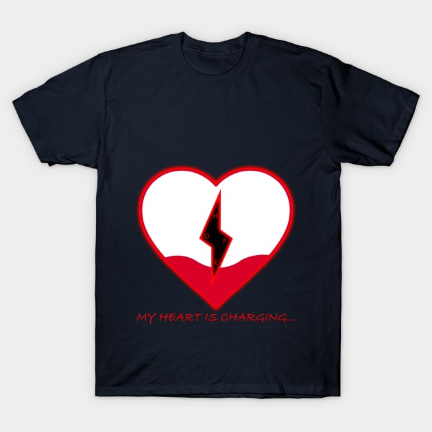 Heart Charging T-Shirt by ANC